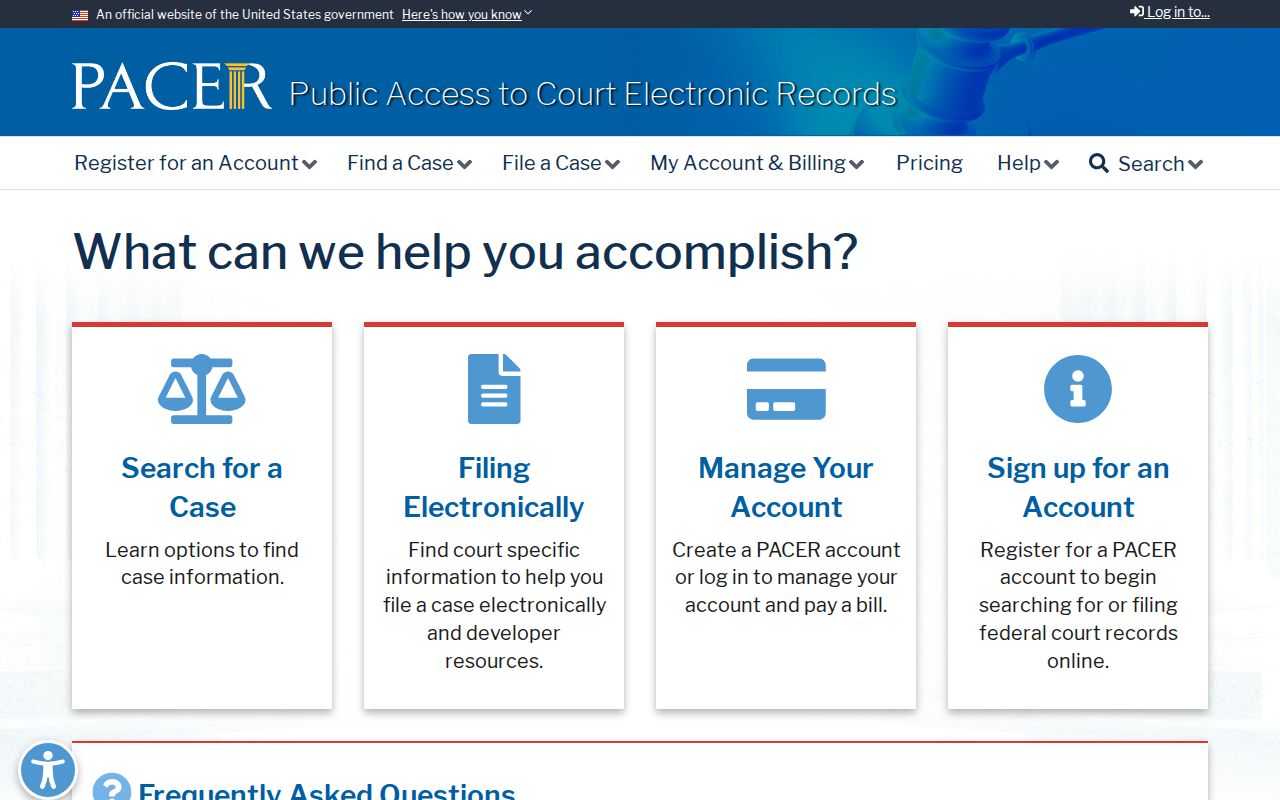 Iron County criminal court case research through the federal PACER portal